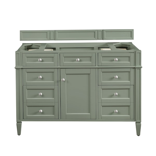 James Martin Vanities Brittany 48in Single Vanity Cabinet, Smokey Celadon 650-V48-M-SC - main
